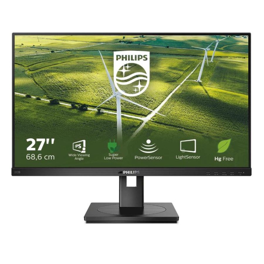 Philips monitor 27`` led ips b-line 272b1g - 00 1920x1080 full hd tempo di risposta 4 ms