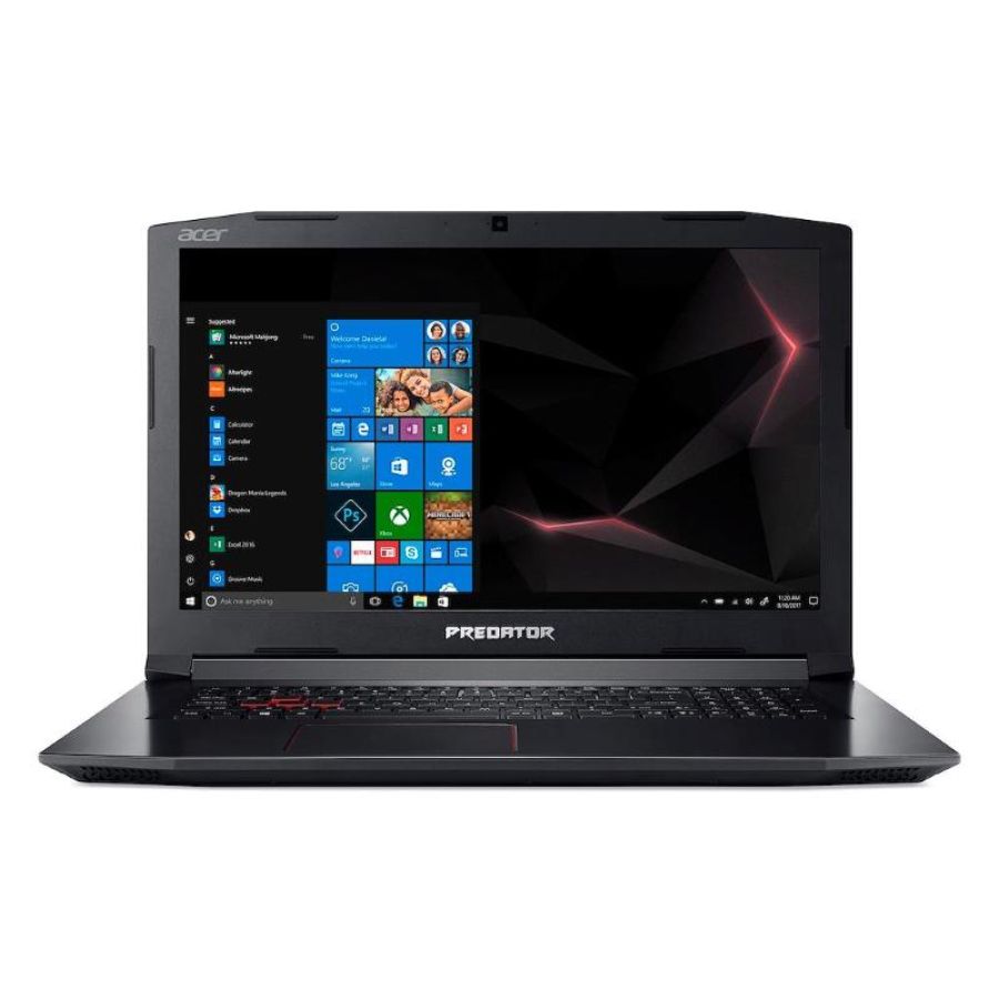 Acer predator elios ph315-51-74n0 15.6 i7-8750h 2.2ghz ram 16gb-ssd 128gb + hdd 1.000gb-geforce gtx 1060 6gb-win 10 home italia black (nh.q3fet.013)