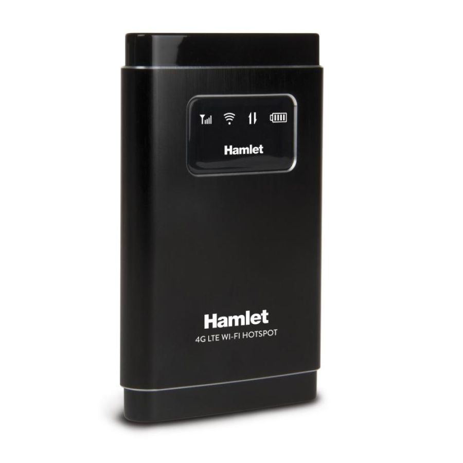 Hamlet 4g lte wi-fi hotspot permette di condividere la connessione internet 4g/3g con un massimo di 10 dispositivi wi-fi