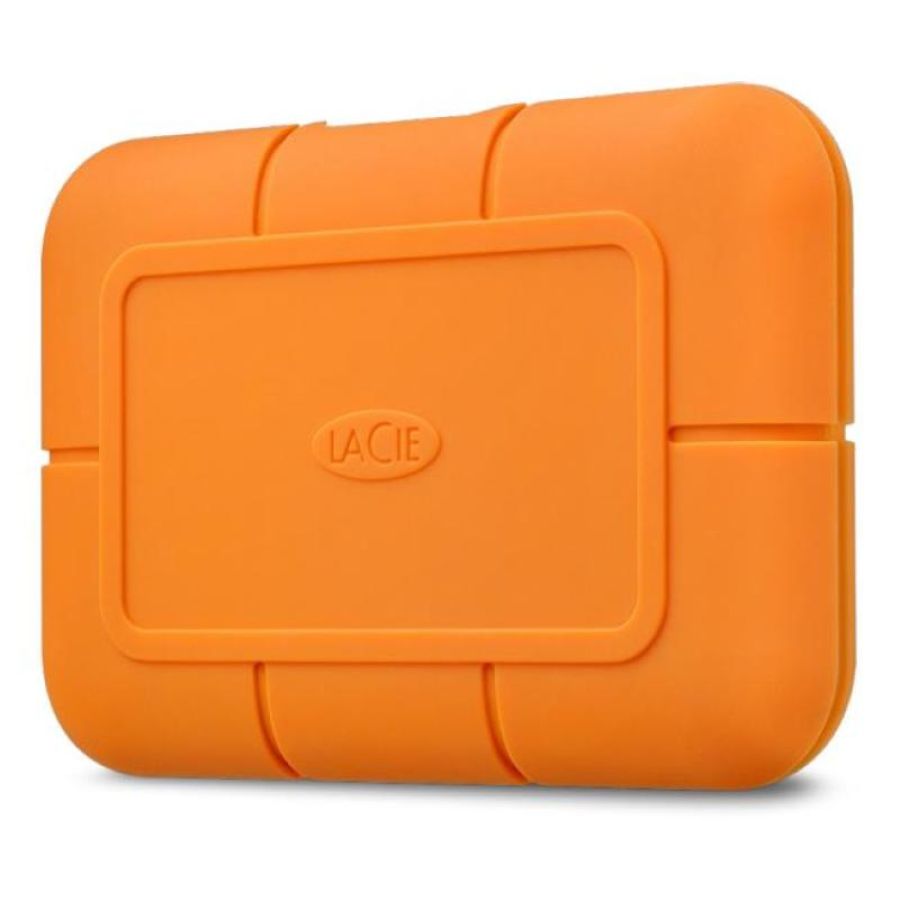 Lacie rugged ssd 1.000gb esterno usb 3.2 tipo-c arancione