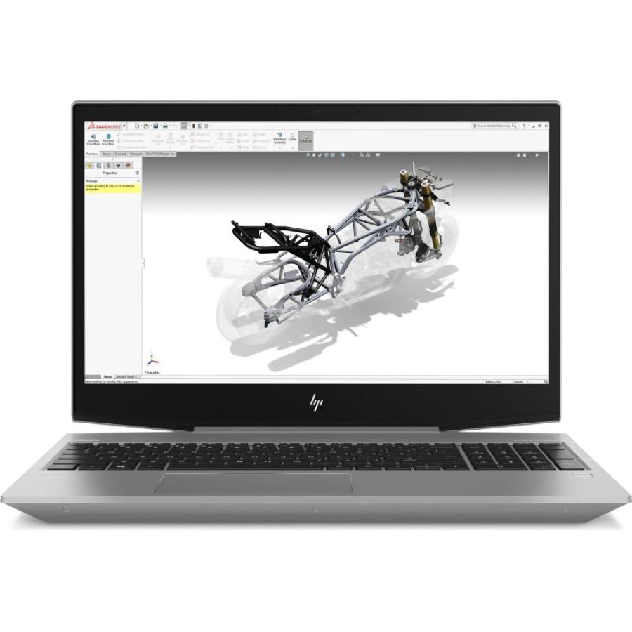 Hp zbook 15v g5 15.6 i5-8400h 2.5ghz ram 8gb-ssd 512gb m.2-win 10 prof argento (6kp20es#abz)