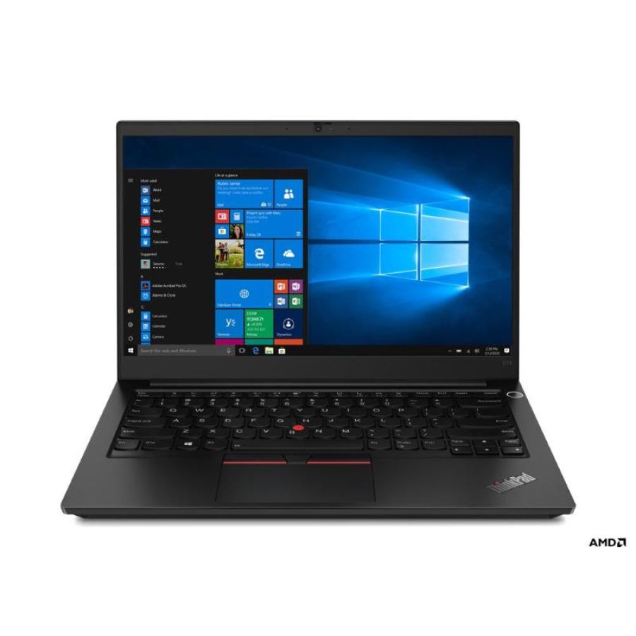 Lenovo thinkpad e14 14 amd ryzen 5 5500u 2.1ghz ram 8gb-ssd 256gb m.2 nvme-win 10 prof black (20y7003qix)