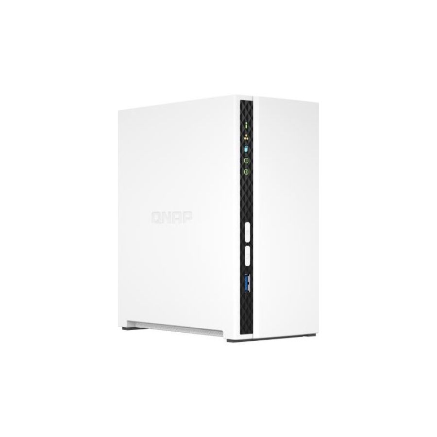 Qnap ts-233 nas tower processore arm 4-core cortex-a55 2,0ghz, 2 gb integrati (non espandibile)