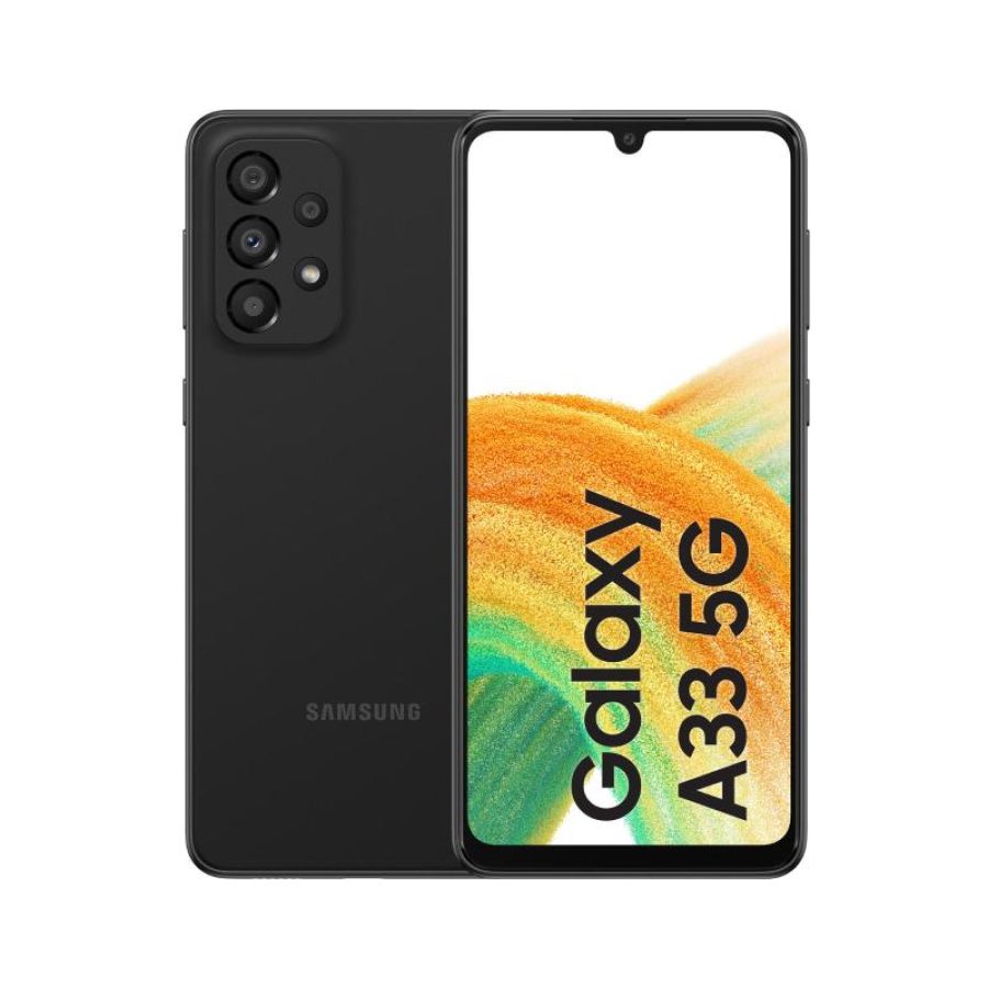 Samsung a336 galaxy a33 5g dual sim 6.4 octa core 128gb ram 6gb 5g italia awesome black