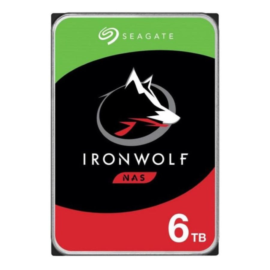 Seagate ironwolf nas st6000vn001 hdd 6.000gb sata iii 3.5 7.200 rpm