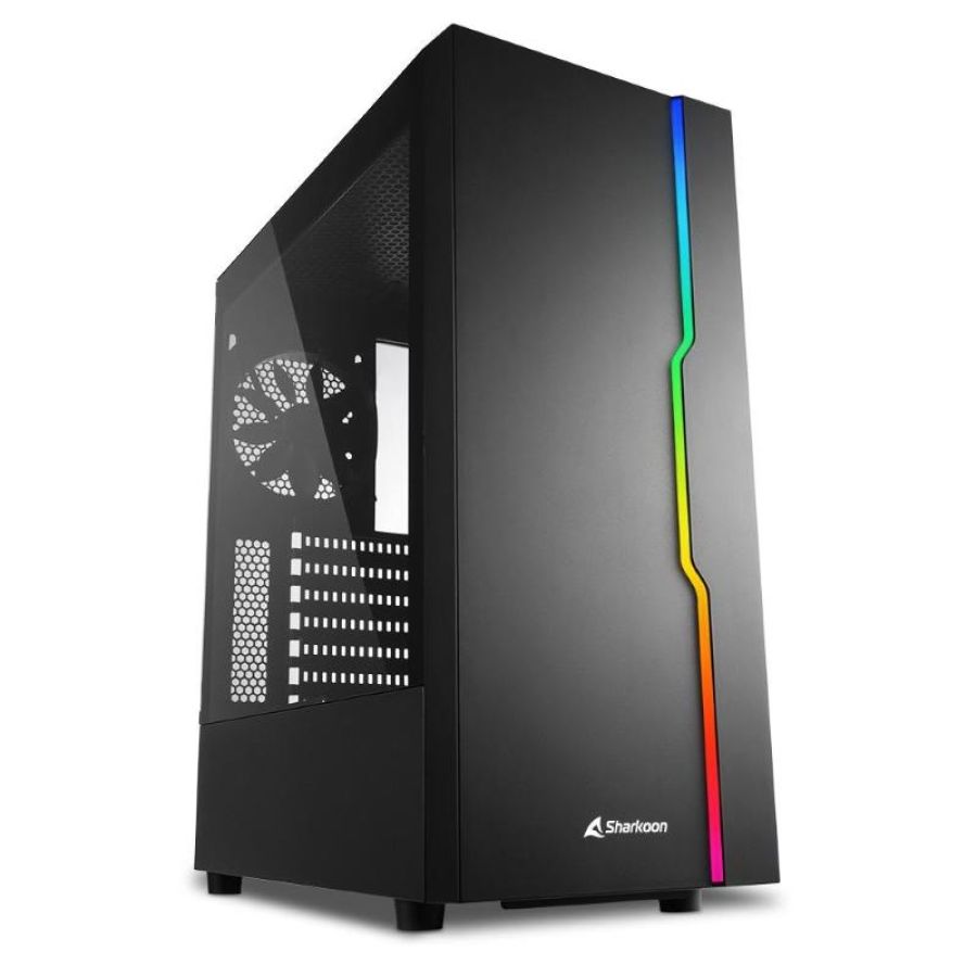 Sharkoon rgb slider midi tower nero