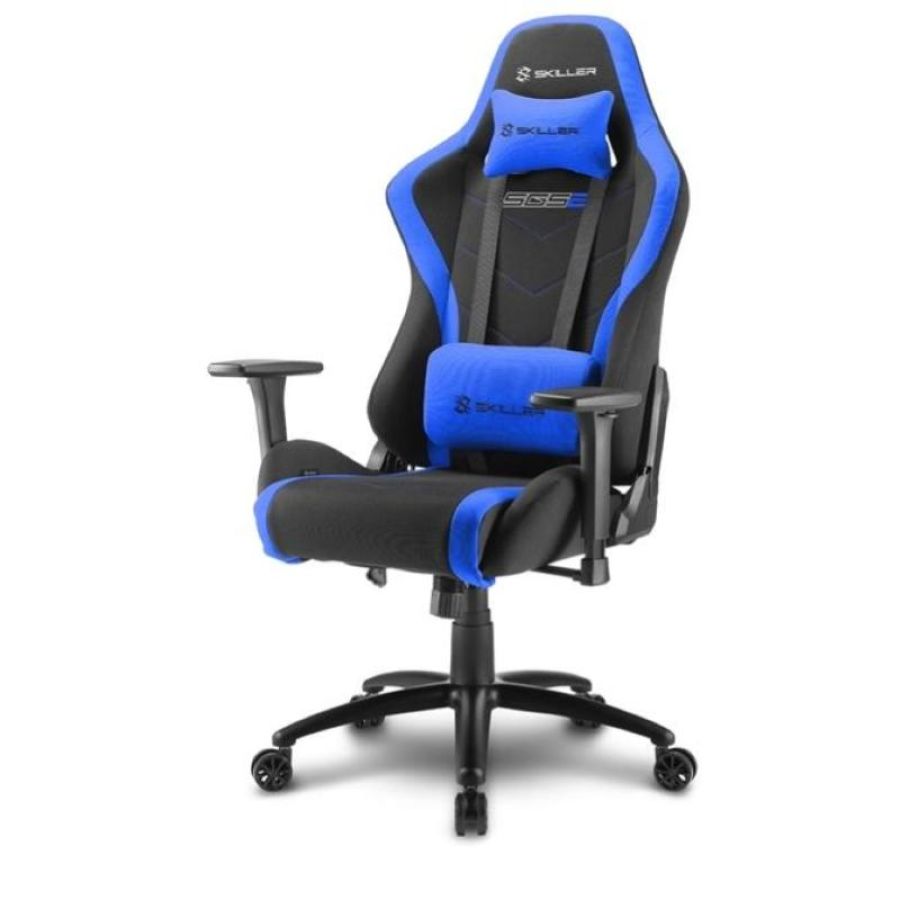 Sharkoon skiller sgs2 poltrona gaming blu/nero