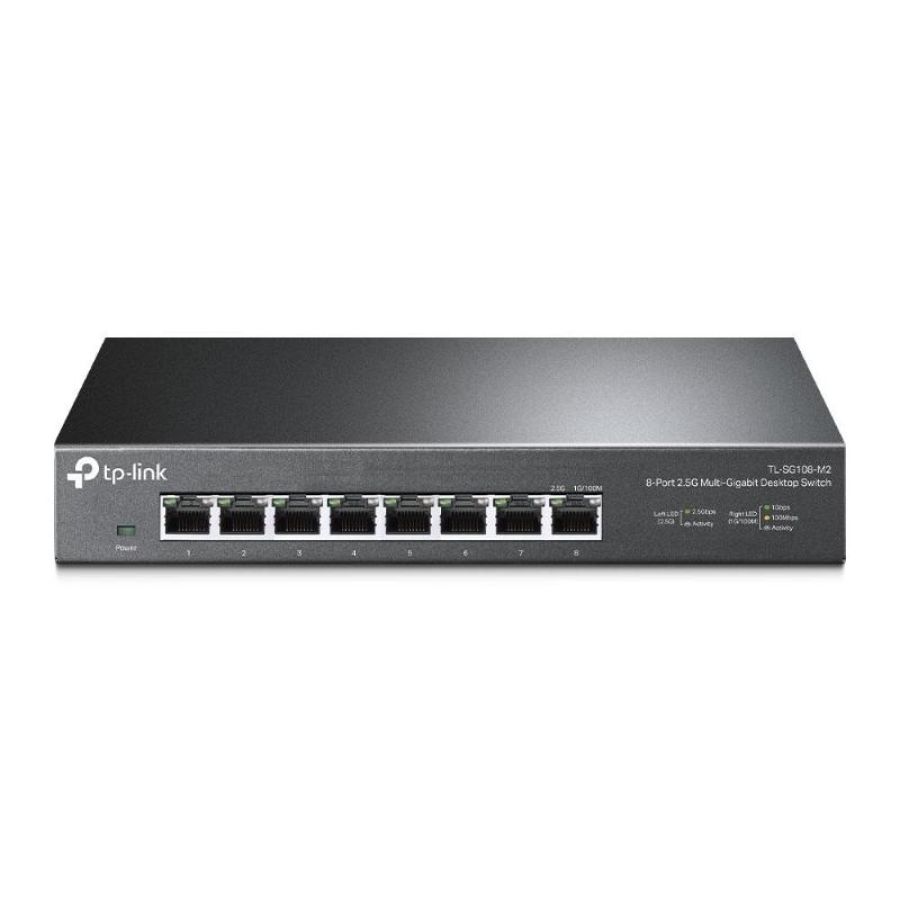 Tp-link tl-sg108-m2 switch non gestito 8 x 100/1000/2.5g desktop nero