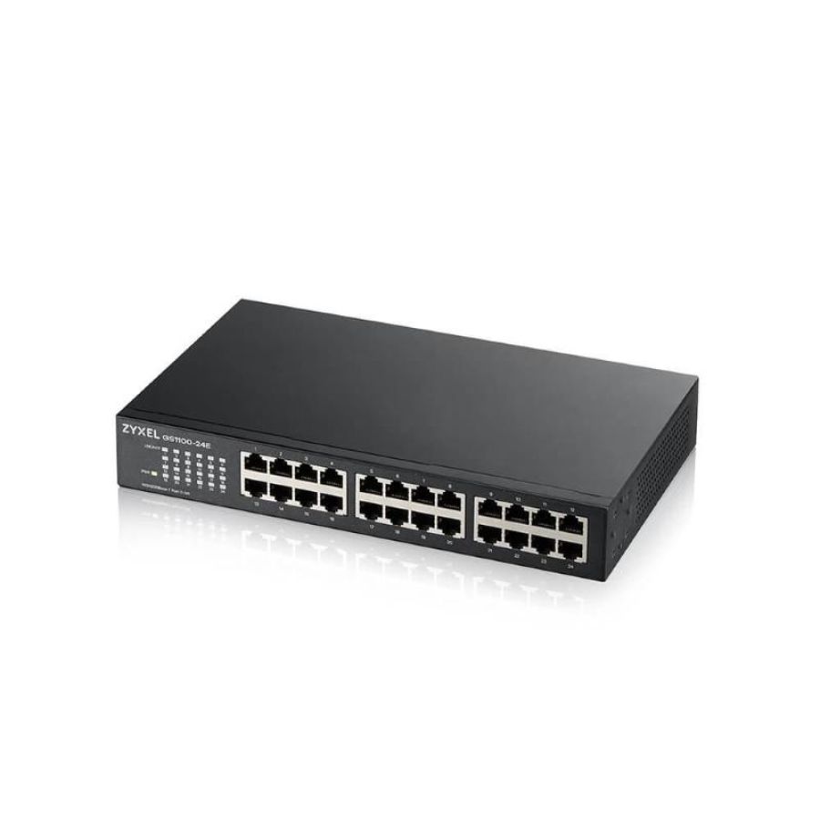 Zyxel gs1100-24e switch non gestito gigabit ethernet 10-100-1000 nero