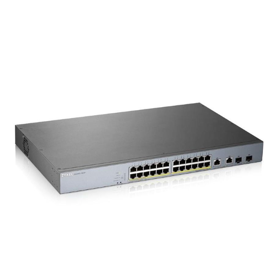 Zyxel gs1350-26hp-eu0101f switch di rete gestito l2 gigabit ethernet 10-100-1000 grigio supporto power over ethernet