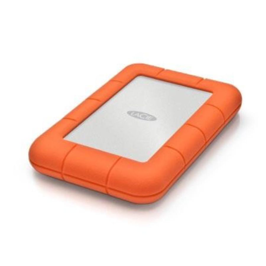 Lacie rugged mini 5.000gb hard disk esterno portatile usb 3.0 resistente ad urti e cadute