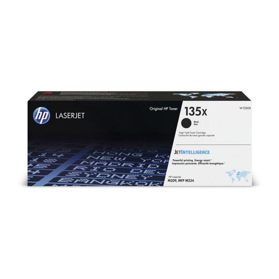 Hp 135x high yield black original laserjet toner cartridge (w1350x)