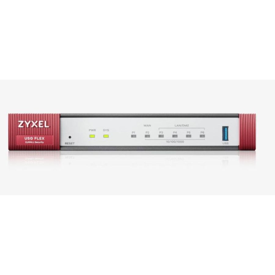 Zyxel usg flex 100 firewall 4 porte gige 900 mbit-s