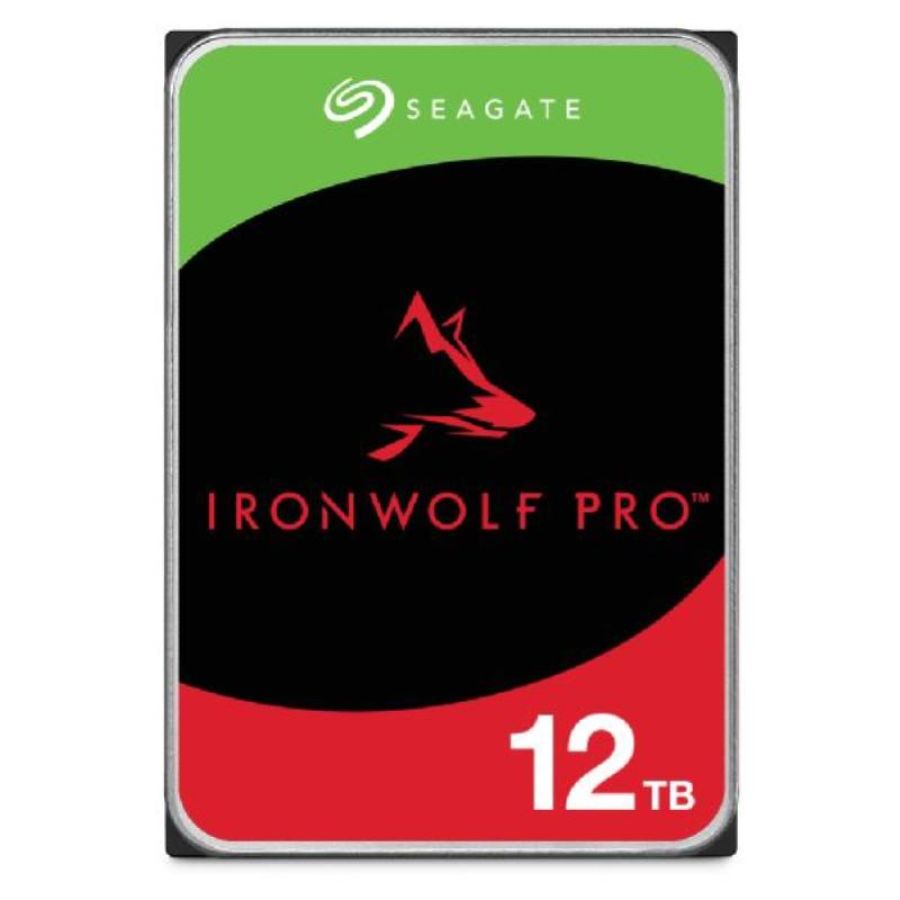 Seagate ironwolf pro hdd 12.000gb sata 3.5 7200rpm enterprise nas cmr 6gb/s 256 mb cache
