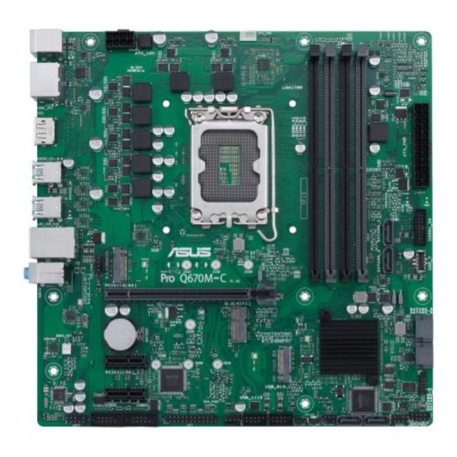 Asus pro q670m-c-csm intel q670 lga 1700 micro atx