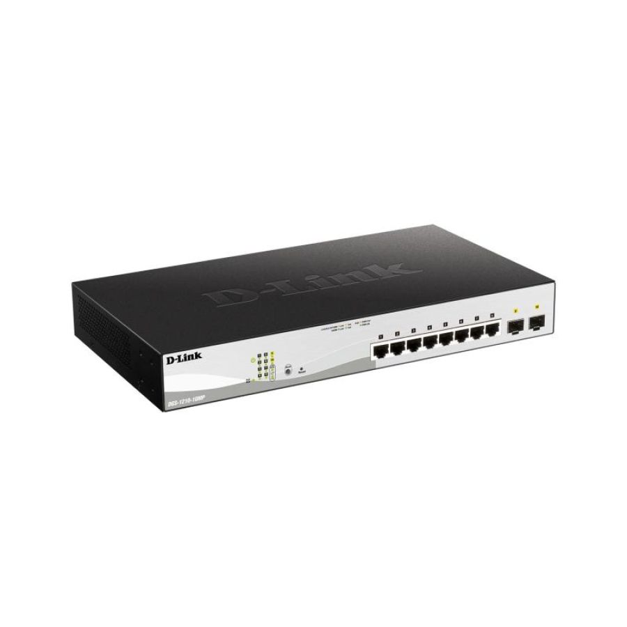 D-link dgs-1210-10mp switch 10-port layer2 poe+ smart managed gigabit