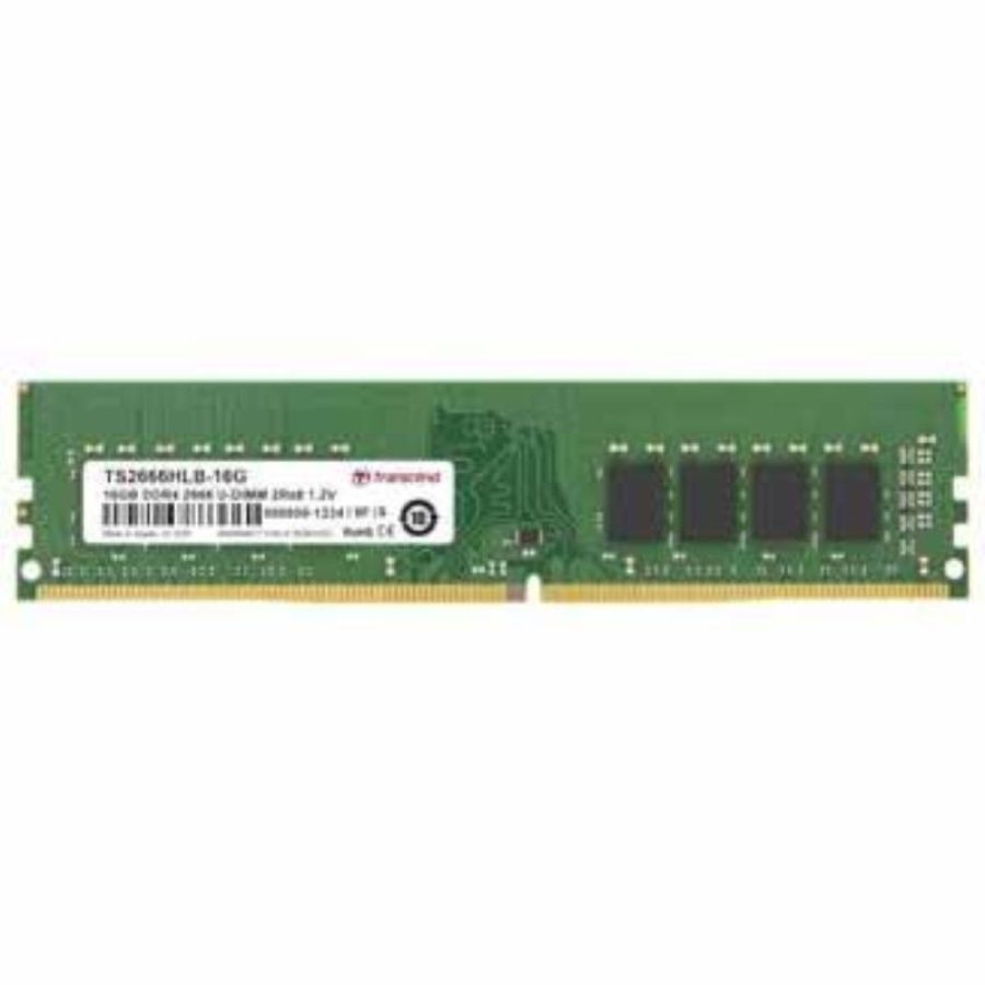 Transcend jm3200hle-32g 32gb ddr4 3200mhz u-dimm 2rx8 1.2v 32gb 3200mhz per pc (u-dimm)