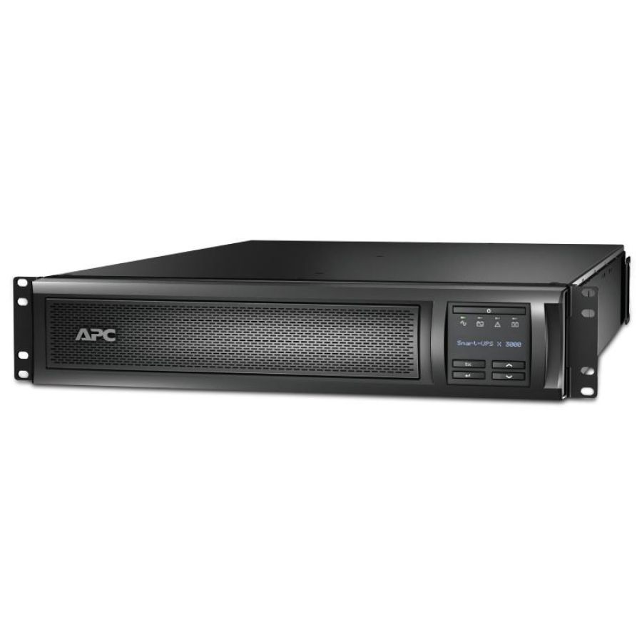 Apc smart-ups x smx3000rmhv2unc 3000 va 2700 w scheda di rete rack-tower 9 prese
