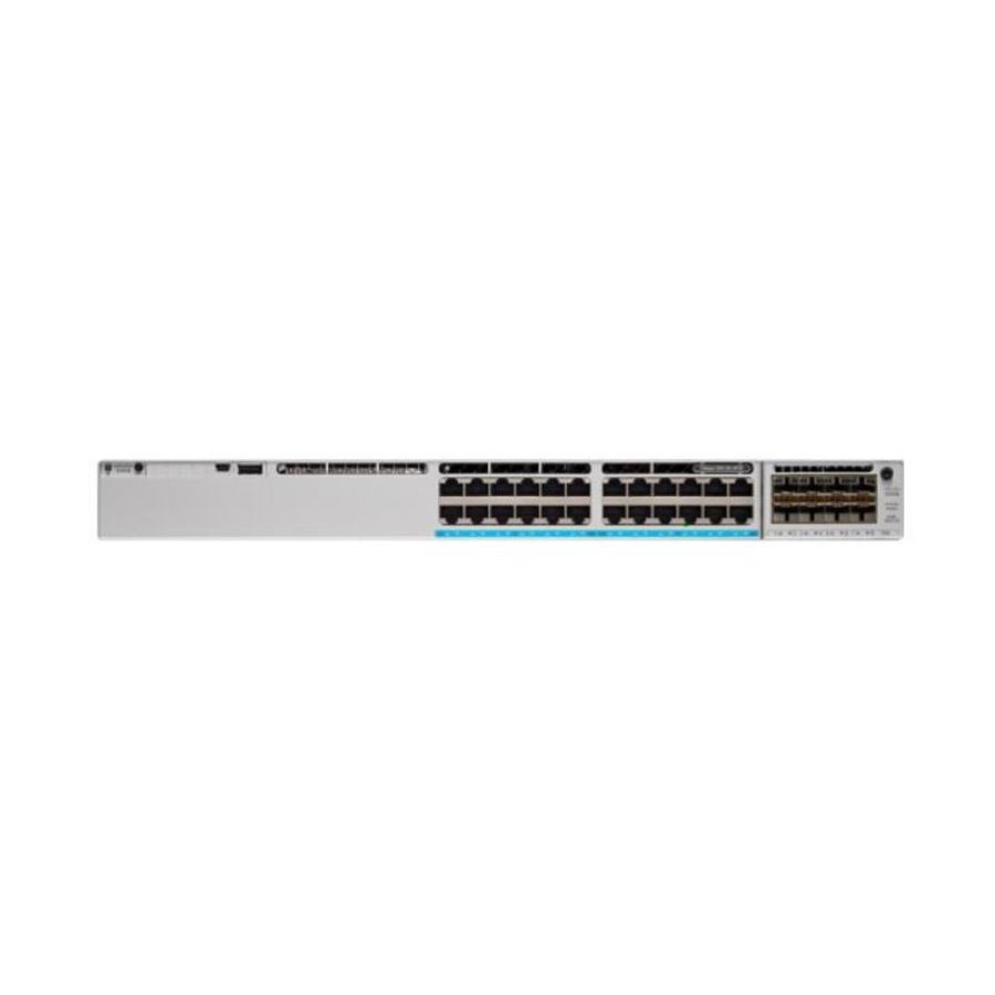 Cisco c9300-24t-e switch di rete gestito l2/l3 24 porte lan rj-45 10/100/1000 mbps colore grigio
