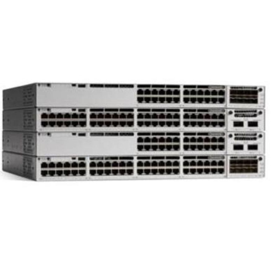 Cisco c9300-48p-a switch di rete gestito l2/l3 48 porte lan rj-45 10/100/1000 mbps poe+ 437 w colore grigio