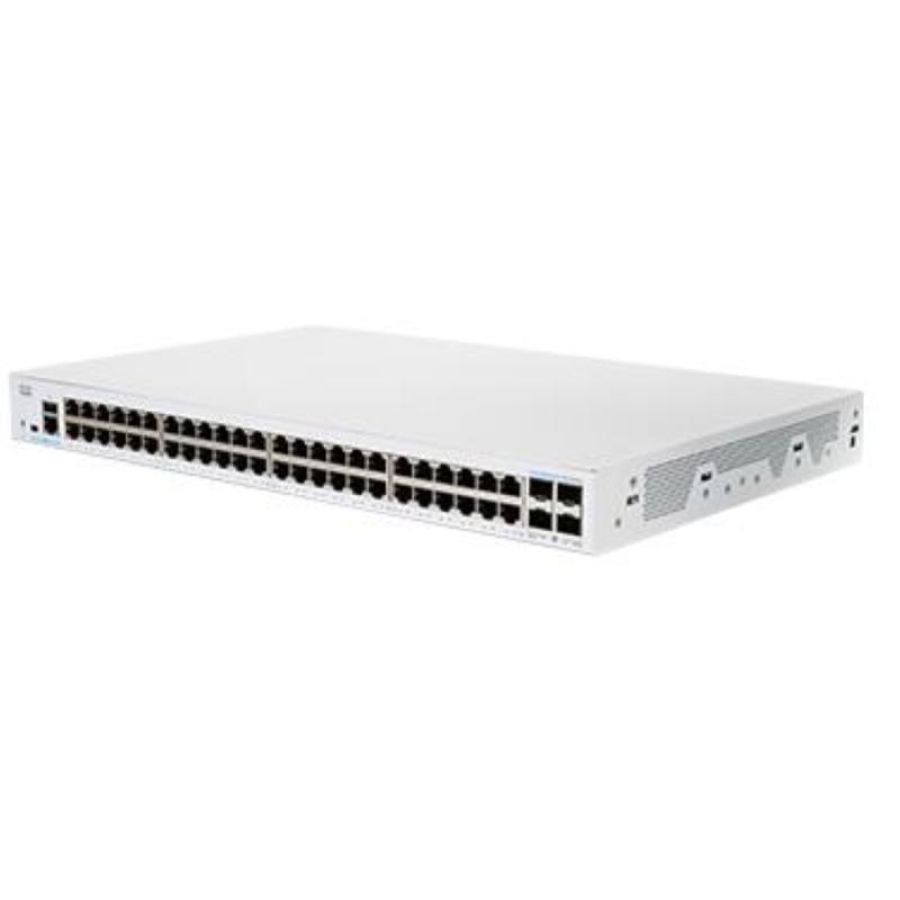 Cisco business 350 series cbs350-48t-4g-eu switch gestito l2/l3 48 x 10/100/1000 + 4 x sfp montabile su rack
