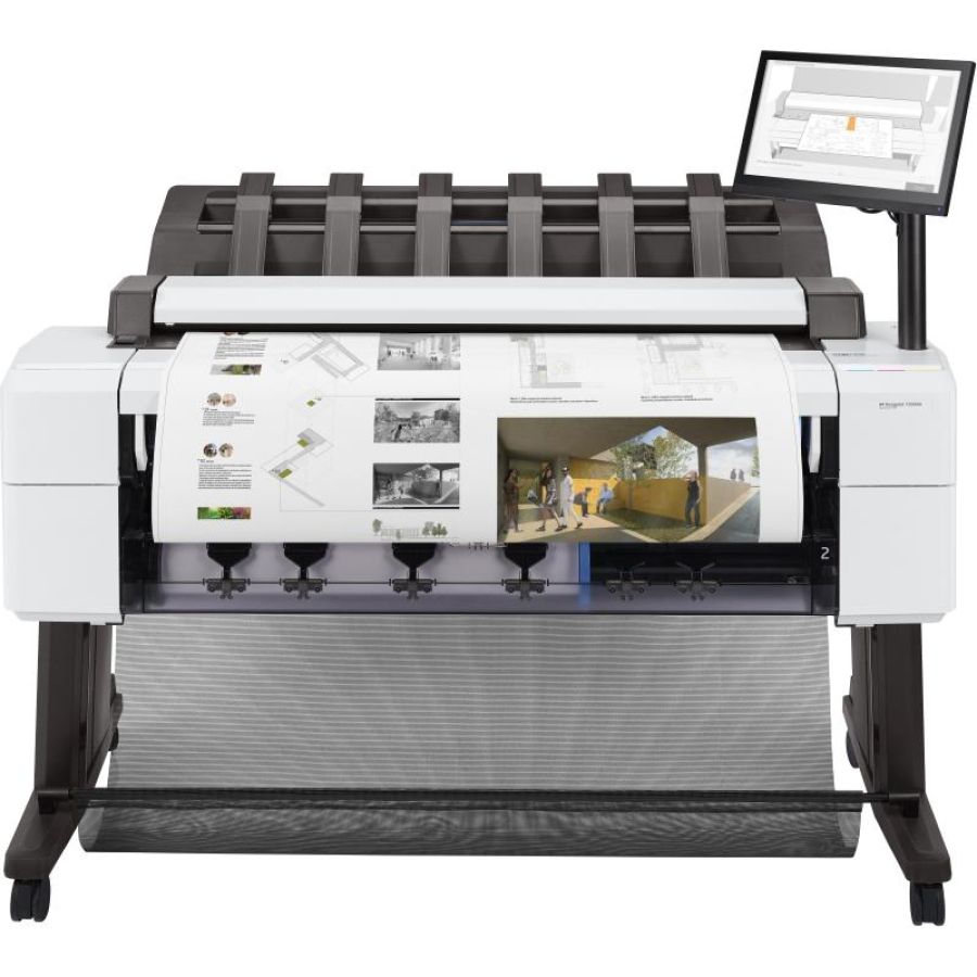 Hp designjet t2600dr stampante grandi formati colore 2400 x 1200 dpi getto termico d`inchiostro a0 (841 x 1189 mm) collegamento ethernet lan