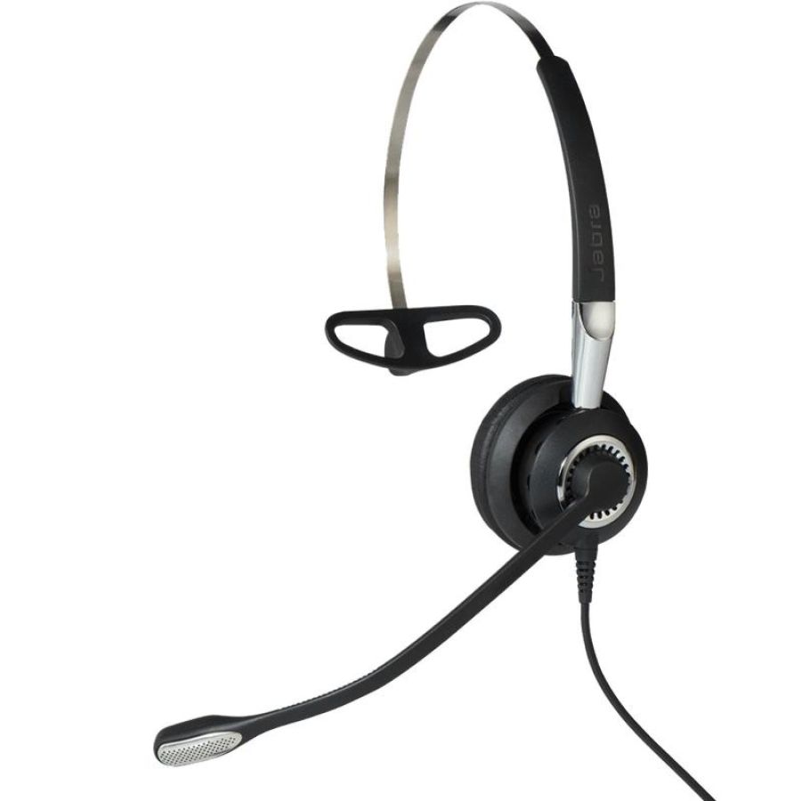 Jabra biz 2400 ii qd mono nc 3-in-1 cuffie con microfono braccetto flex micro 82 e-std cavo kevlar nero