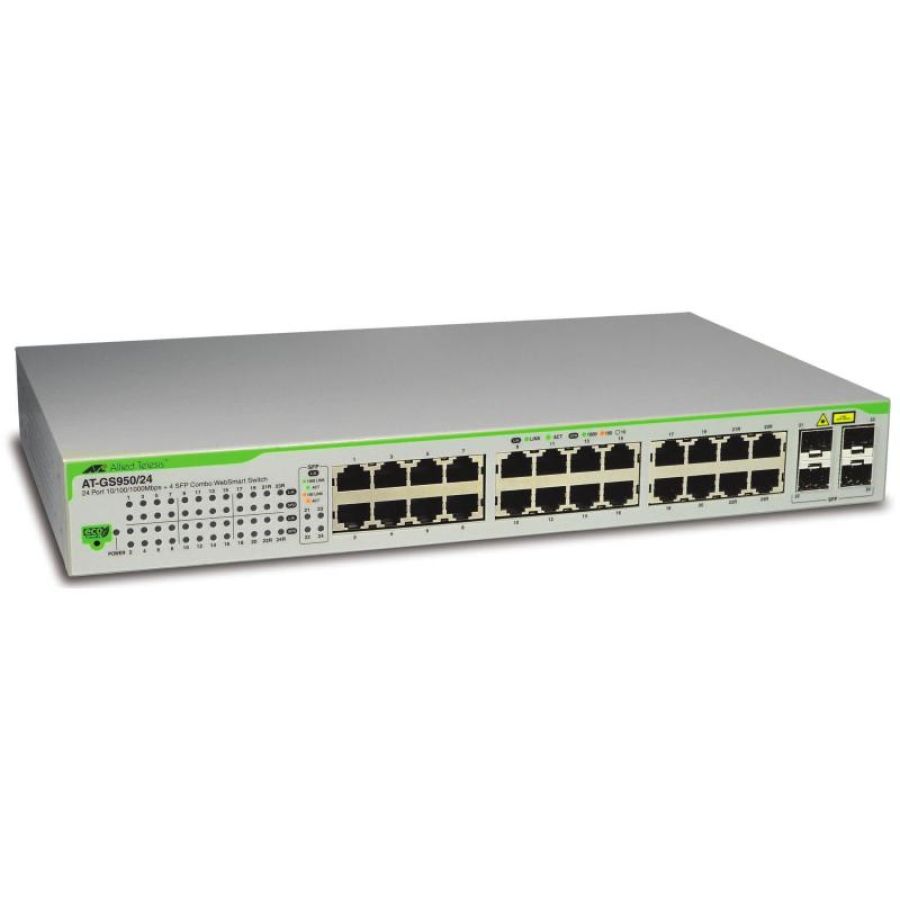 Allied telesis at-gs950/24-50 switch 24 porte