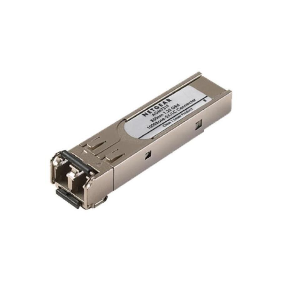Netgear prosafe gbic module 1000base-sx fiber sfp convertitore multimediale di rete 65 nm