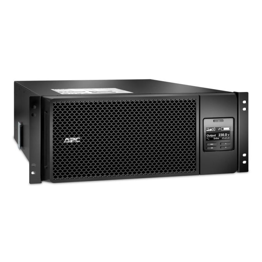 Apc srt6krmxli ups formato rack potenza in uscita 6.000va/6.000w vrla colore black garanzia italia