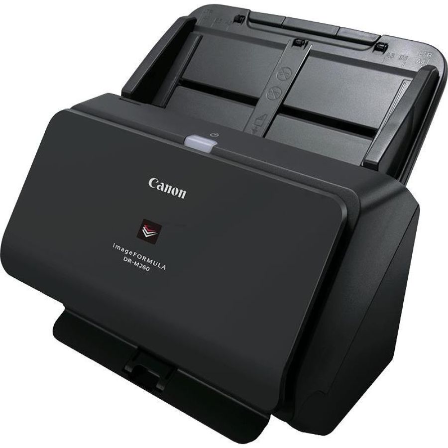 Canon dr-m260 scanner documentale formato max a4 connessione usb 600 dpi adf colore nero