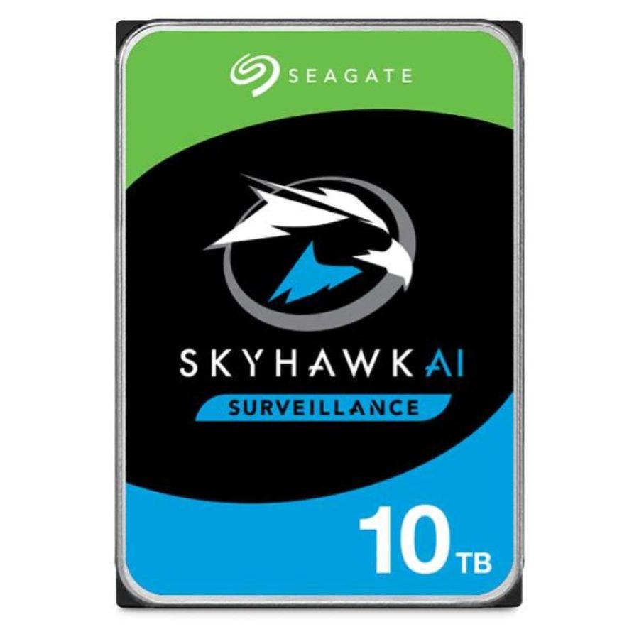 Seagate skyhawk ai surveillance hdd 10.000gb sata iii 3.5 buffer 256mb 7.200rpm