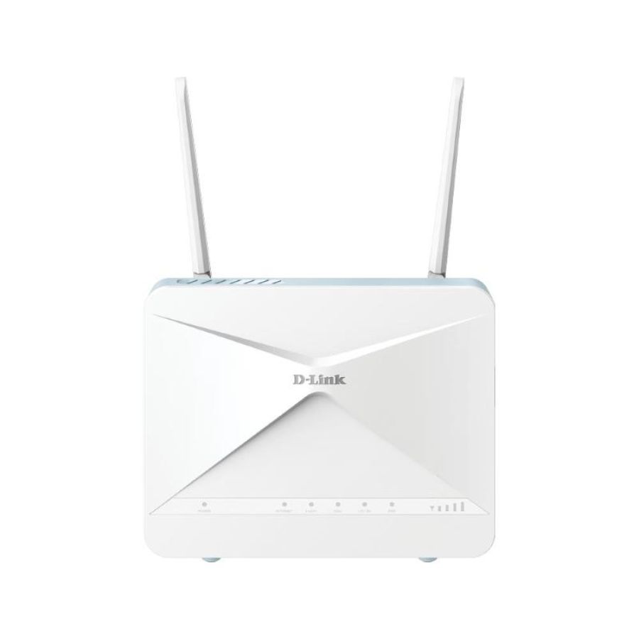 D-link eagle pro ai g415 router 4g/lte wi-fi 6 2 antenne esterne 3 x gigabit ethernet bianco