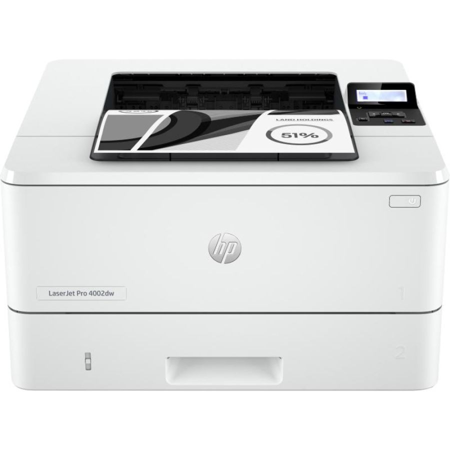 Hp laserjet pro 4002dw stampante laser b/n a4 duplex fronte retro wi-fi cassetto 350 fogli usb lan 40ppm 4800 x 600 dpi