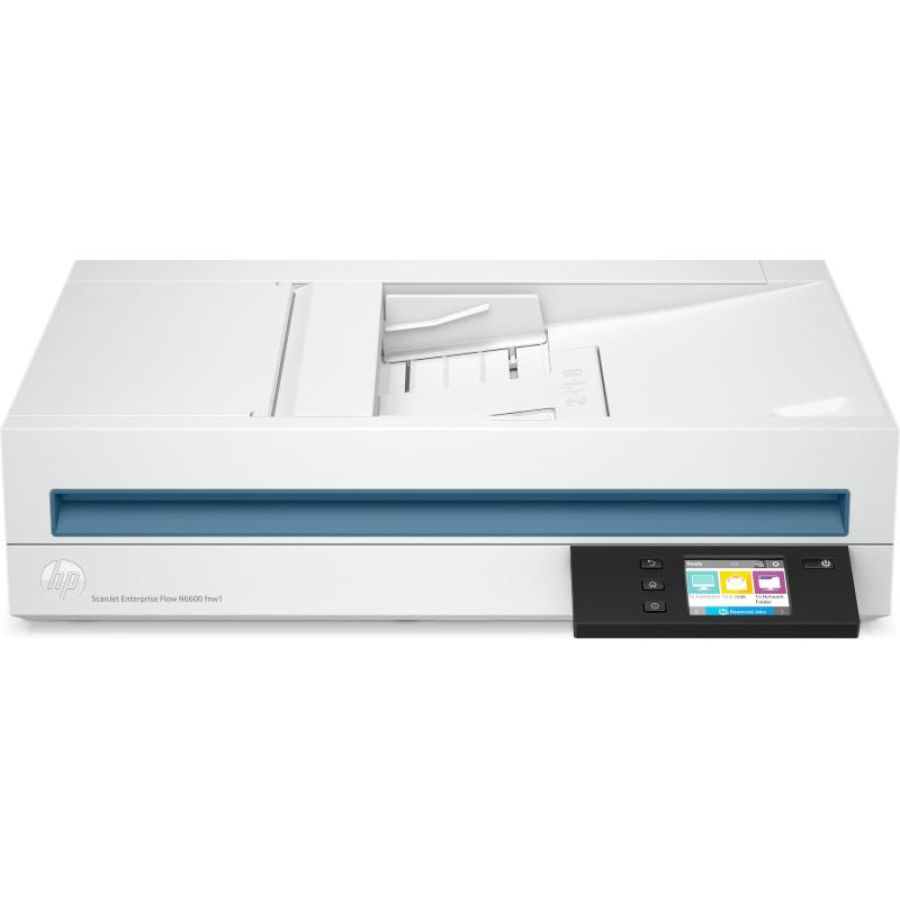 Hp scanjet enterprise flow n6600 fnw1 scanner piano e adf 1200x1200 dpi a4 bianco blu