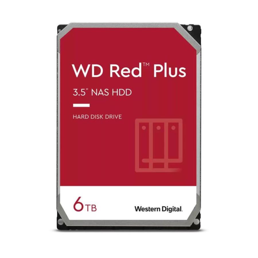 Western digital red plus wd60efpx hdd 6.000gb sata iii 3.5 buffer 256mb 5.400rpm