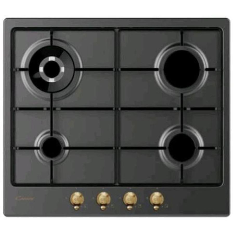 Candy chw6br4wgtgh piano cottura a gas 4 fuochi antracite