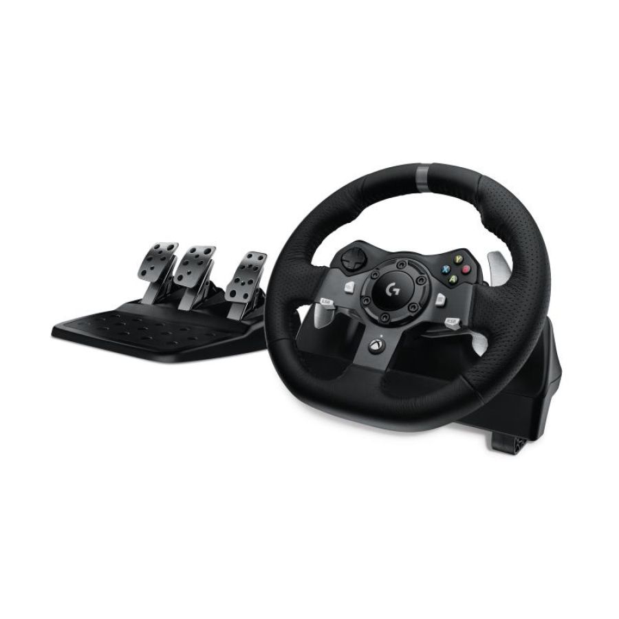 Logitech g920 driving force volante + pedaliera per xbox one/pc colore nero