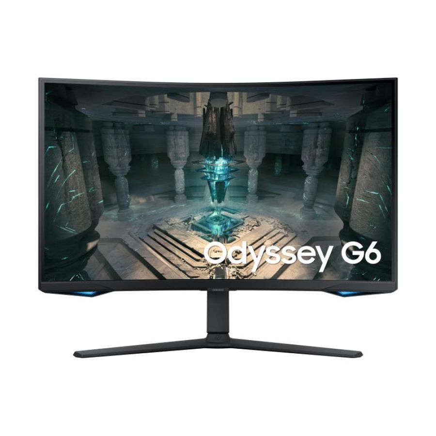 Samsung odissey g6 ls32bg650 32 led va wqhd monitor gaming curvo 16:9 350 cdm 2500:1 240hz freesync premium pro wi-fi 5 hdmi displayport 2560 x 1440