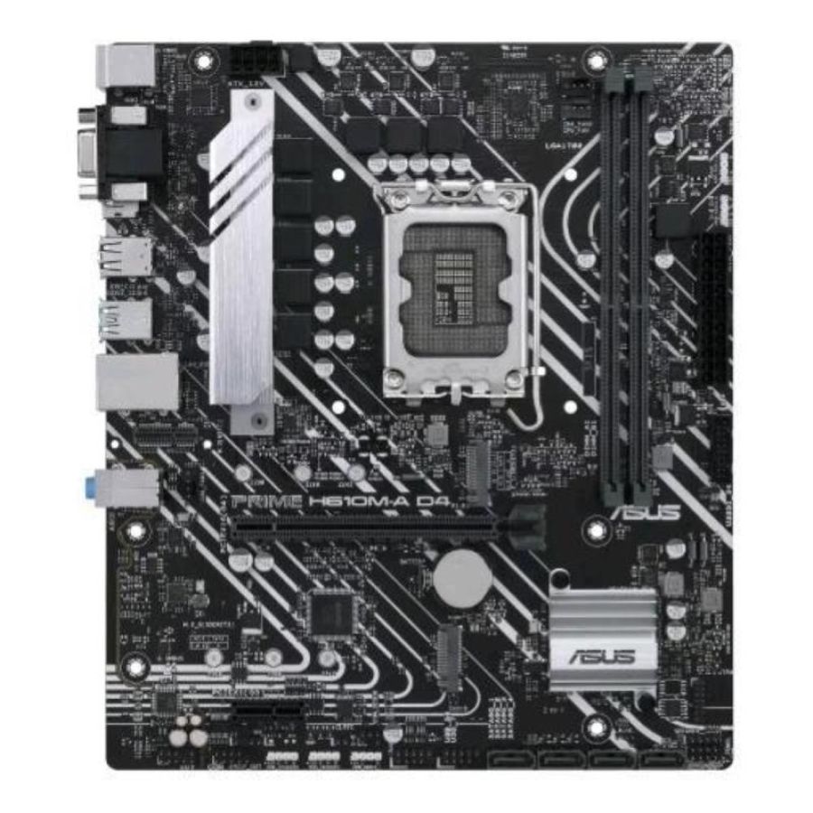 Asus prime h610m-a d4-csm intel h610 lga 1700 micro atx