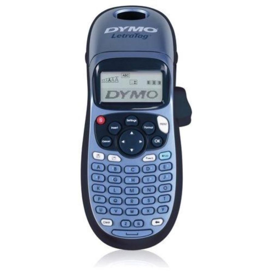 Dymo letratag lt100-h etichettatrice portatile con lcd 5 dimensioni di font 7 stili di stampa e 8 stili di riquadro