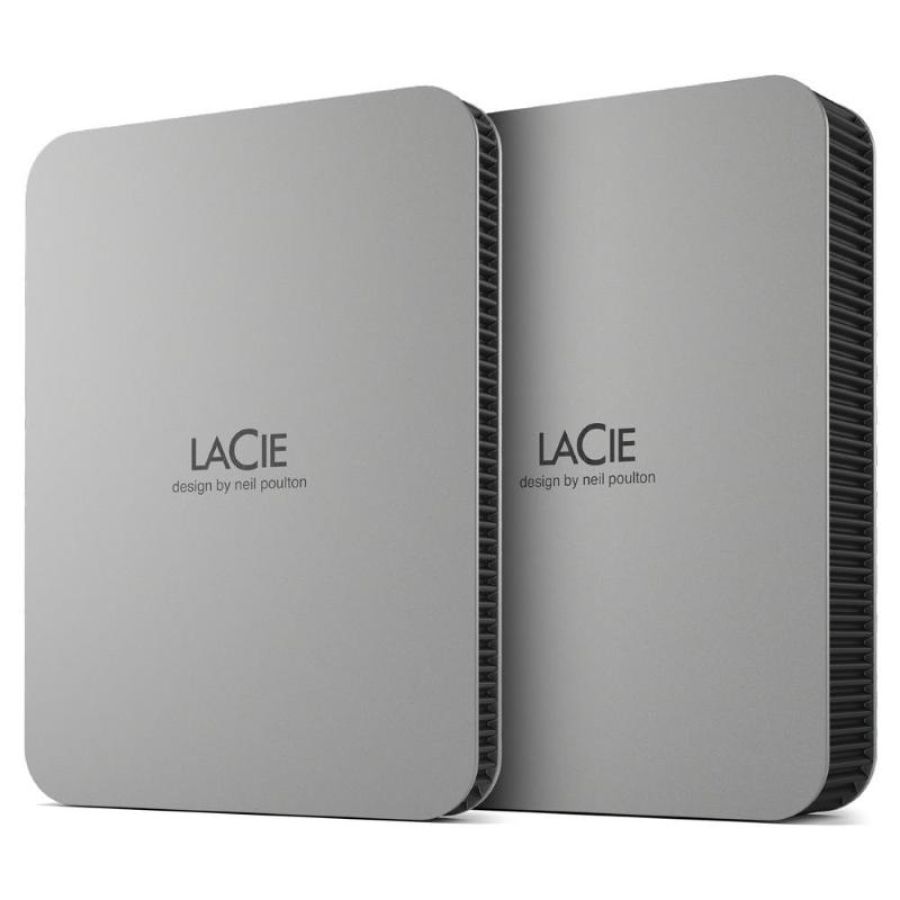 Lacie mobile drive v2 (2022) hdd 4.000gb 2.5 usb 3.1-c silver