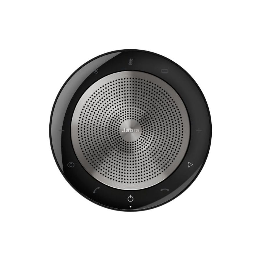 Jabra speak 750 uc vivavoce universale nero-argento usb-bluetooth