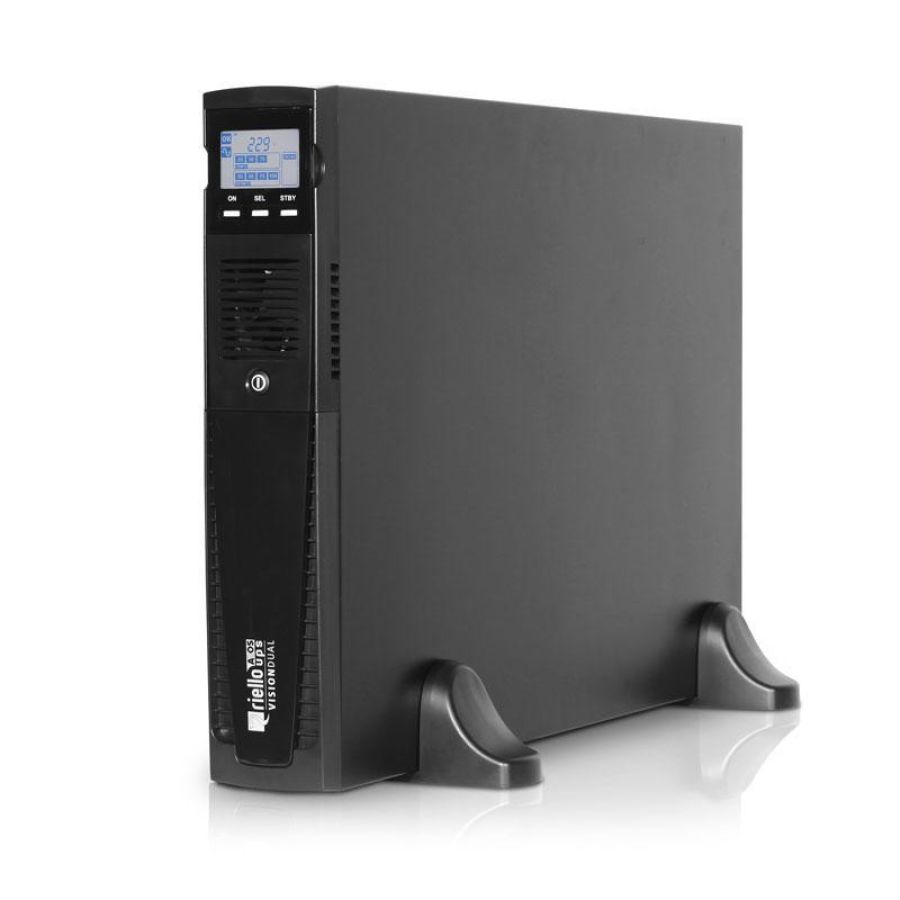 Riello vision dual 1100 tower 1100 va 990 w usb 8 prese