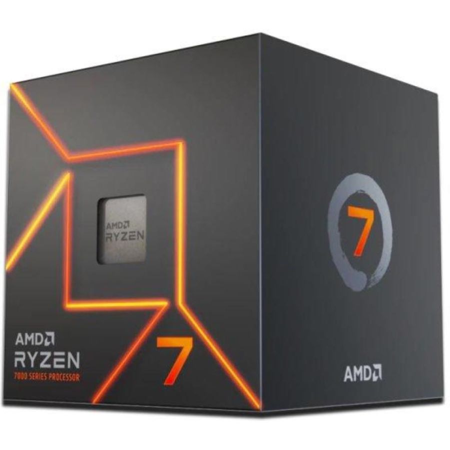 Amd ryzen 7700 processore con ventirad wraith prism 8 core-16 thread sfrenati architettura zen 4 40mb l3 cache 65 w tdp fino a 53 ghz frequenza boost socket amd 5 ddr5 e pcie 5.0