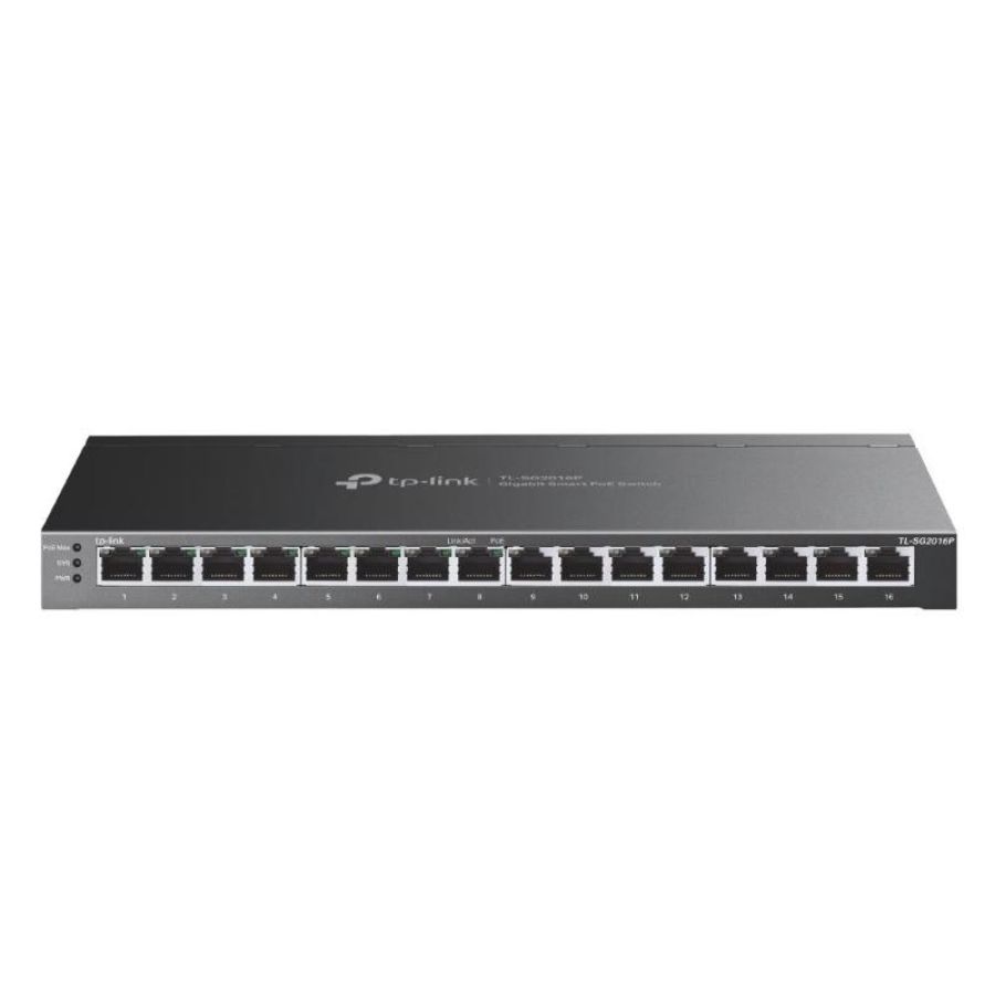 Tp-link jetstream tl-sg2016p switch gestito 16 porte gigabit 8 porte poe+