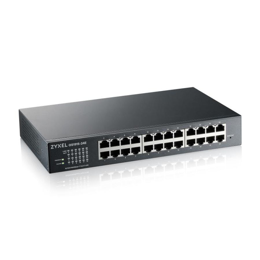 Zyxel gs1915-24e gestito l2 gigabit ethernet 10-100-1000 1u nero
