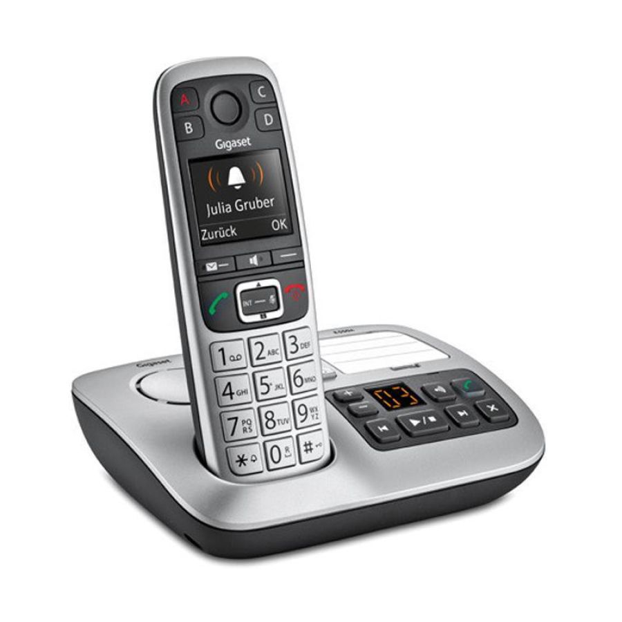 Gigaset e560 a cordless dect tasti grandi 4 tasti chiamata rapida con segreteria