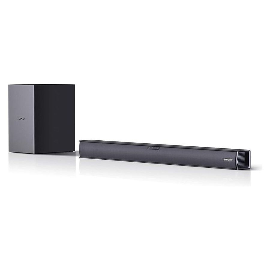 Sharp slim soundbar 2.1 cancali subwoofer wireles 160 w nero