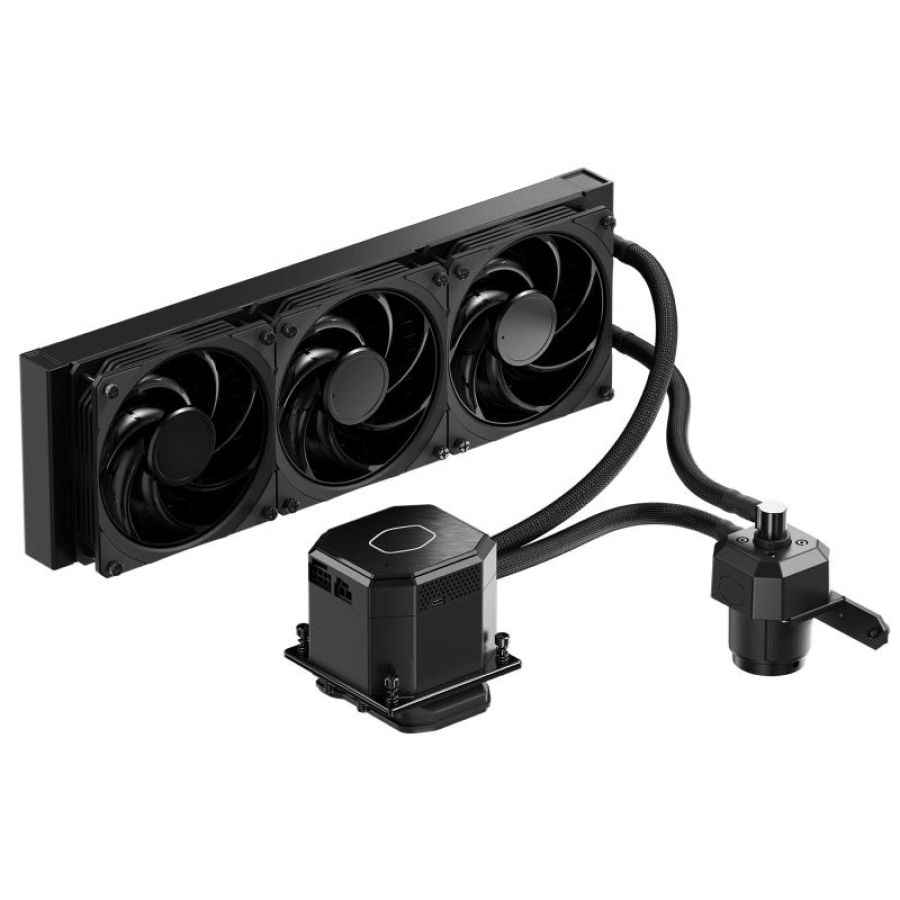 Cooler master master liquid ml360 sub zero dissipatore a liquido 3 fan 120mm 1900 giri/min 26db nero